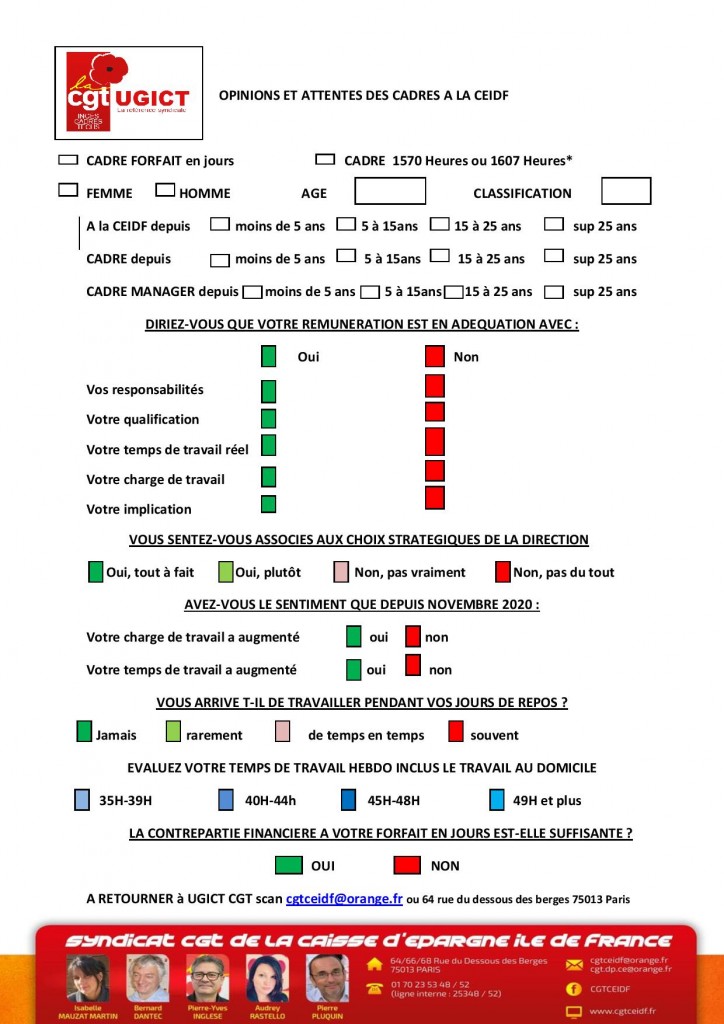 Etre Cadre à le CEIDF