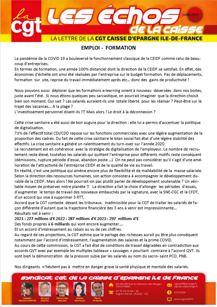 tract emploi formation